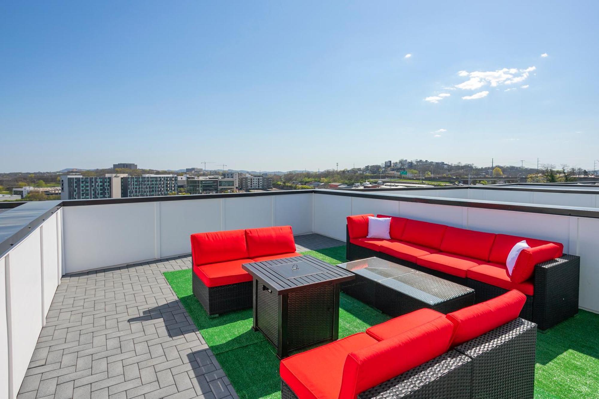 Luxury Townhome Skyline Views Mins To Dt Νάσβιλ Εξωτερικό φωτογραφία